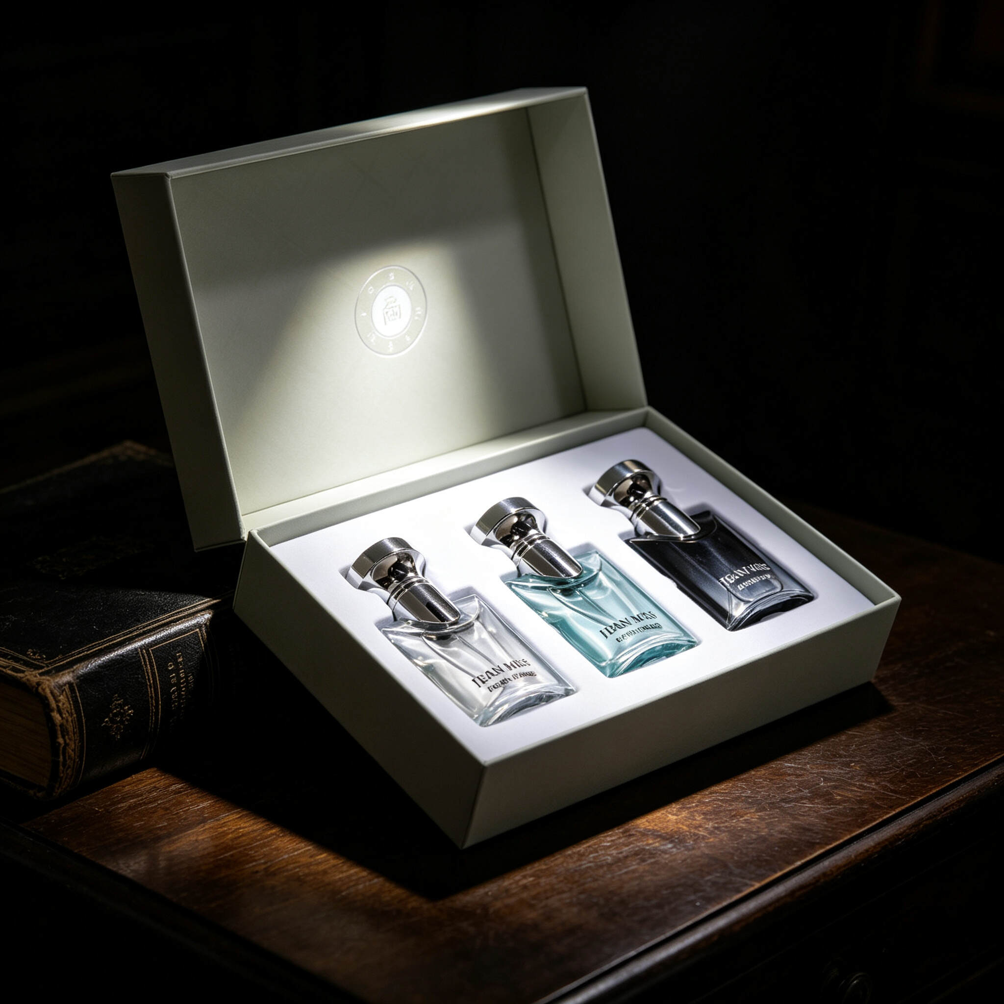 Jingli Tea Fragrance Men Perfume Gift Set, 3PCS 30ml Woody Fragrance Kit