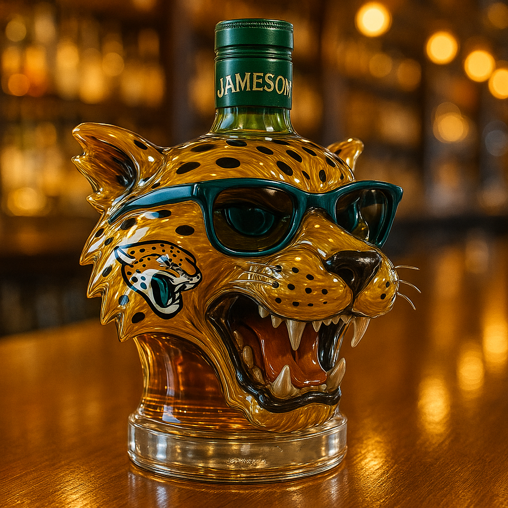 Jacksonville Jaguars Whisky Bottle