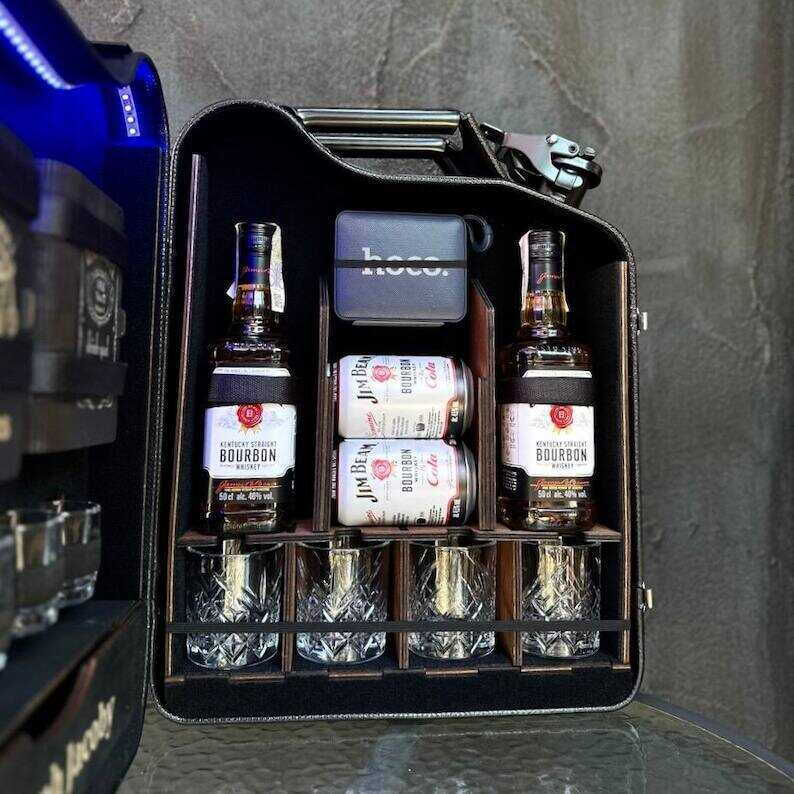 20 L Jerry Can Mini Bar, With Bluetooth Speaker, Custom Fuel Bar, Home Mini Bar, Handmade Travel Bar, Gift For Him, For Husband, For Dad