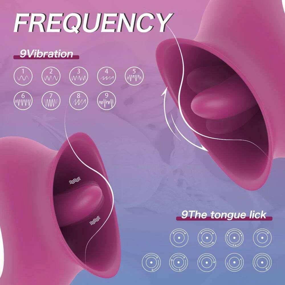 G-Spot & Clitoral Vibrator – Oral Tongue & Nipple Stimulator for Women
