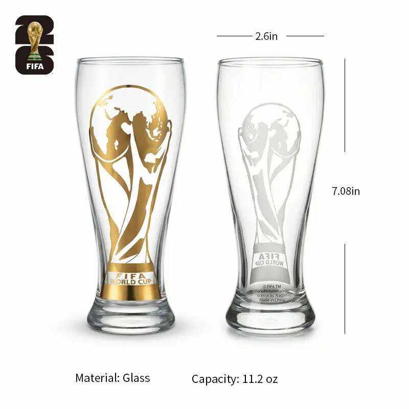 2026 Shatterproof Mugs （Not glass）and Magnetic Gold Opener set---Raise a cup to Victory Drink Drinkware Premium Soccer Gifts soccer fan gear