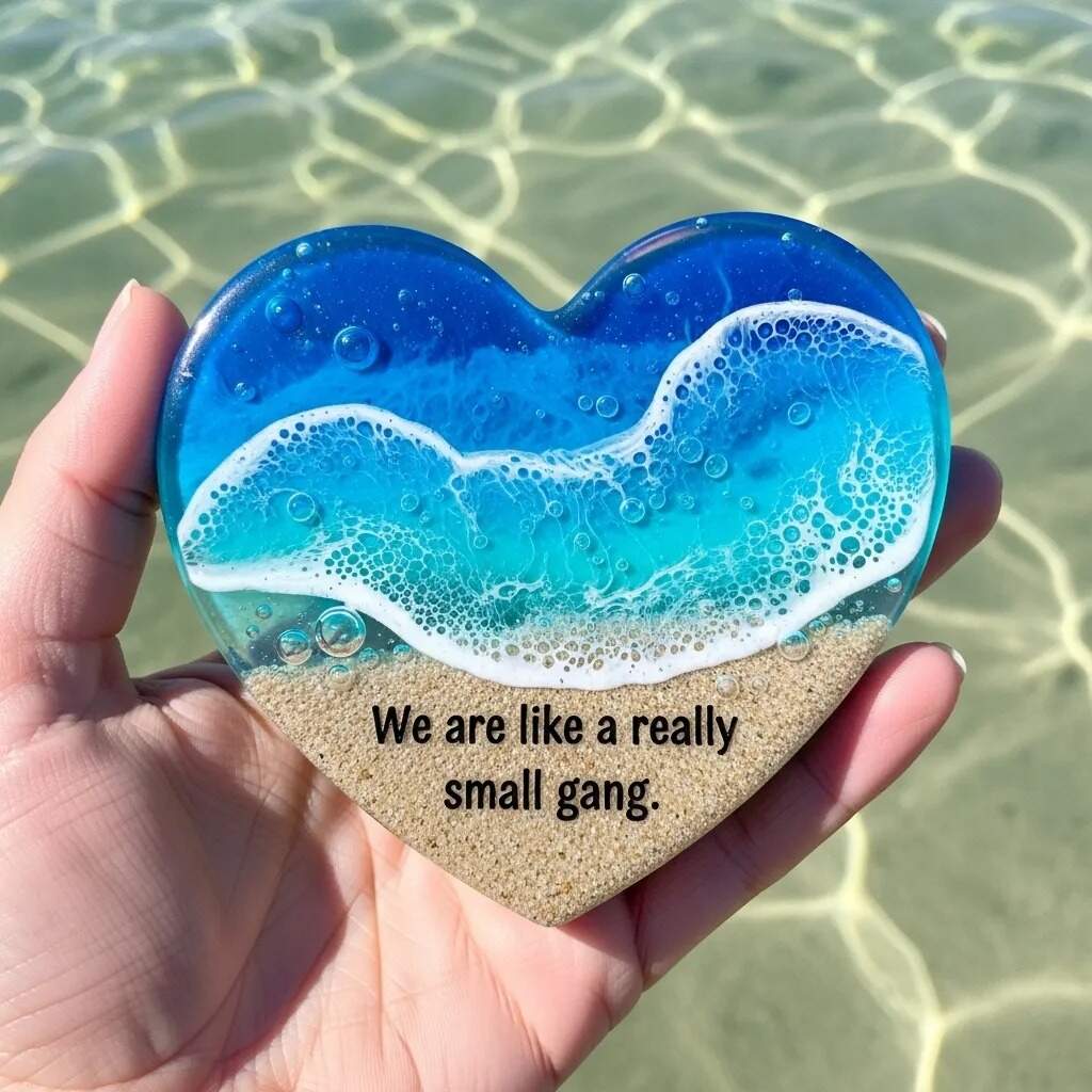 🌊💖Ocean Pocket Heart