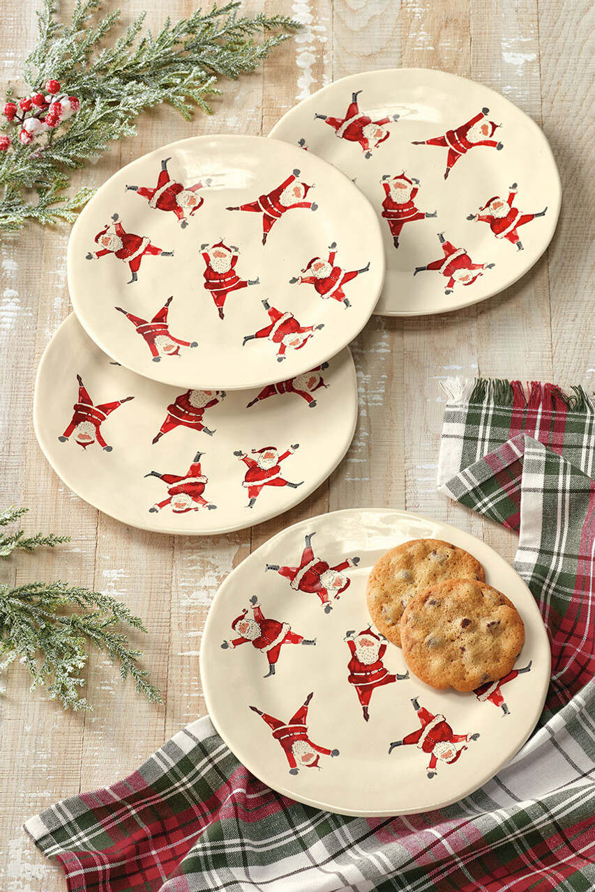 Jolly Cartwheel Plates, Set of 4