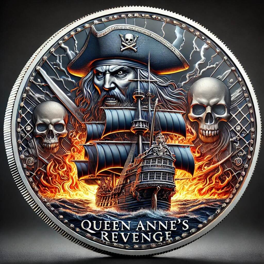 Classic Pirate Ship Coins