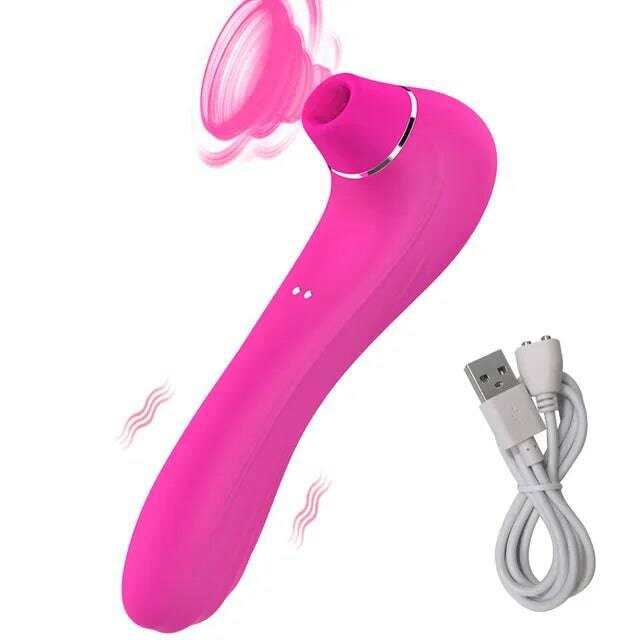 Vagina Sucking Vibrator: Oral Tongue Suction & Clitoris Stimulator