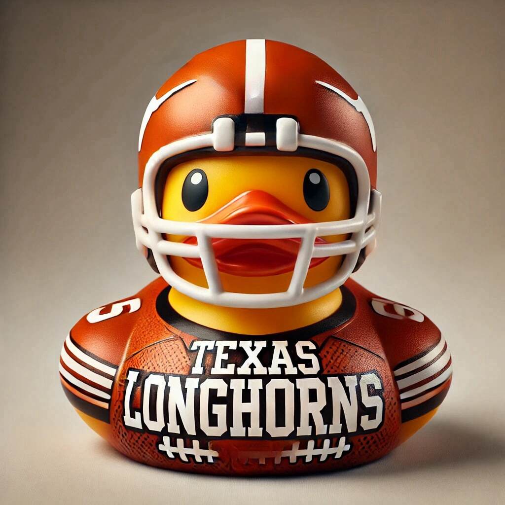 SEC Football Rubber Duck