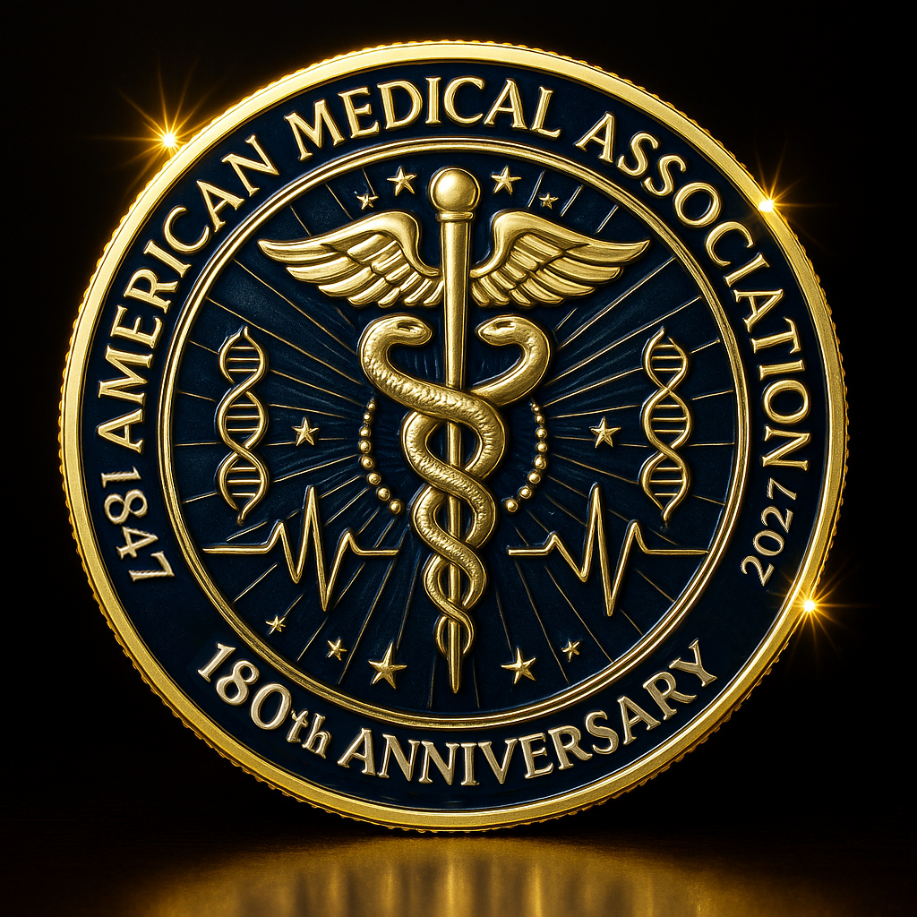 American Medical Association 180th Anniversary Coin