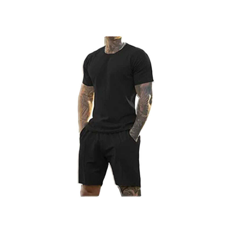 8 Pack-Mens Short Sets 2 Piece Outfits Fashion Summer Tracksuits Casual Set