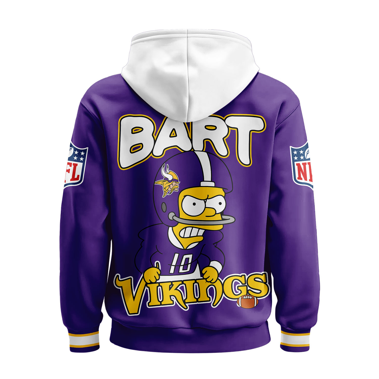 Minnesota Vikings | Premium NFL Bart Simpson Hoodie NP