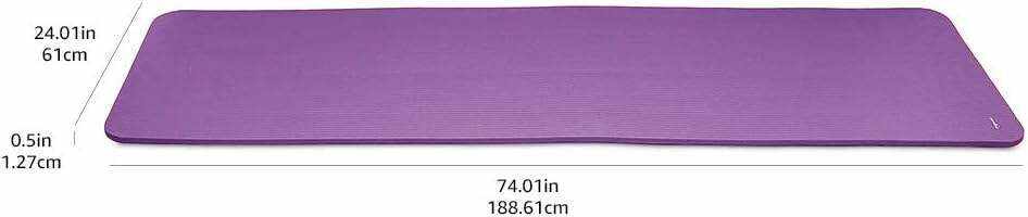Amazon Basics 1/2-Inch Extra Thick Exercise Yoga Mat