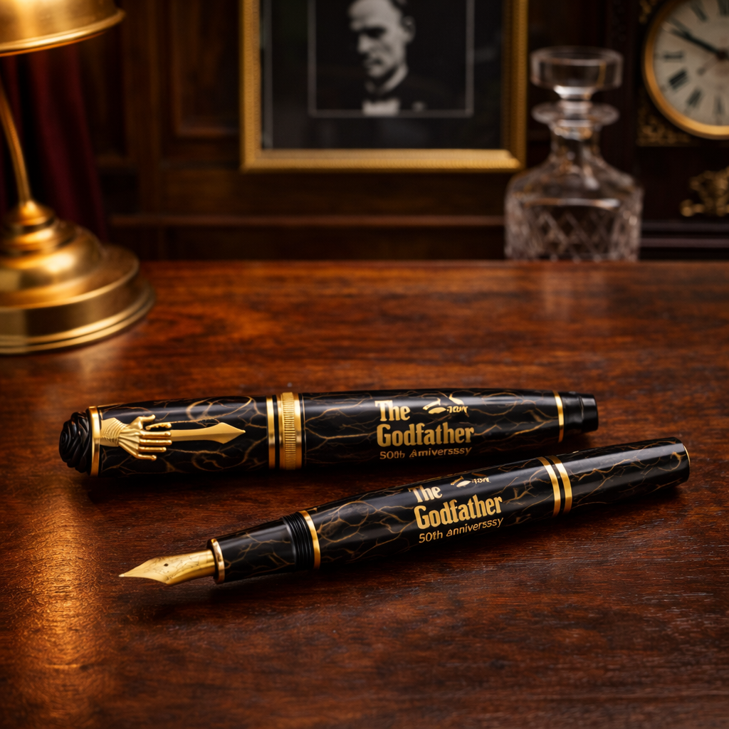The Godfather 50th Anniversary Black Gold Commemorative Fountain Pen