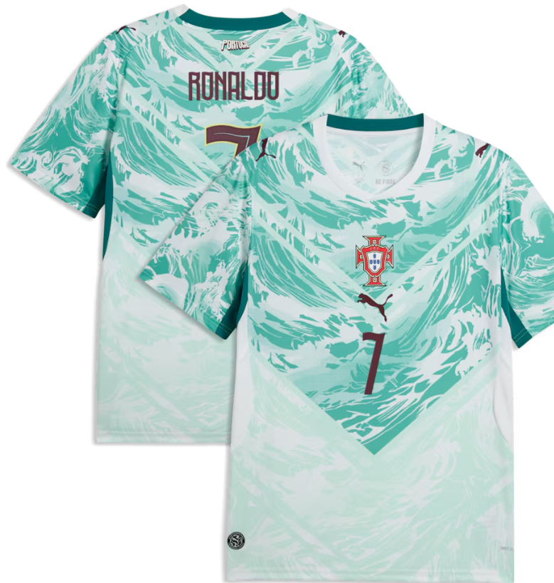 Cristiano Ronaldo Portugal National Team Puma 2026 Away Replica Jersey - White