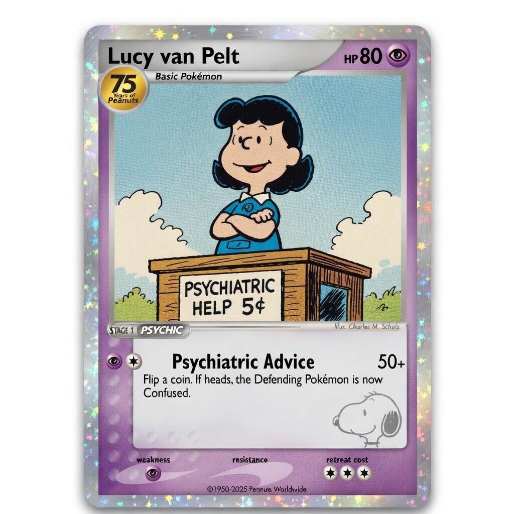 🎴 Peanuts 75th Anniversary Collector’s TCG Card Set