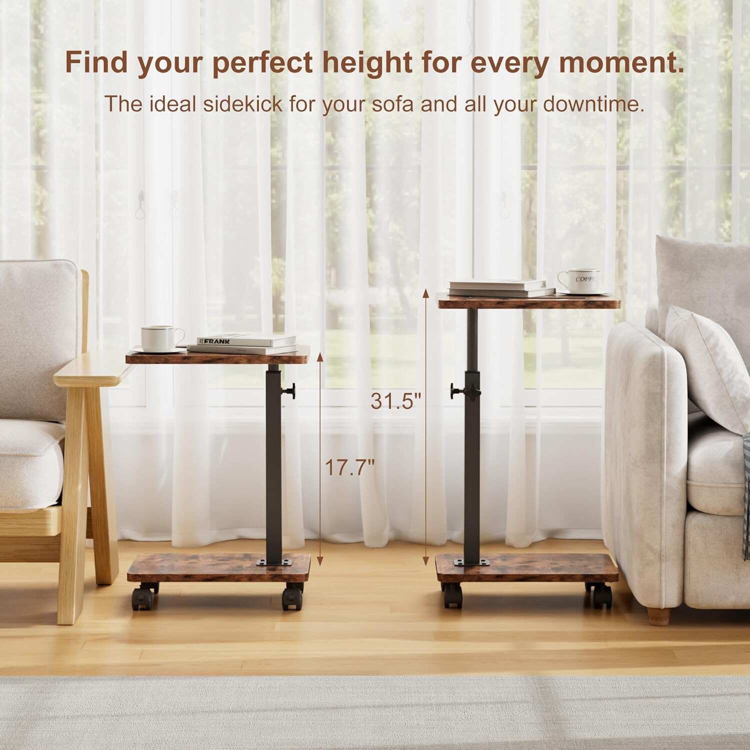 VECELO TV Tray Table for Couch