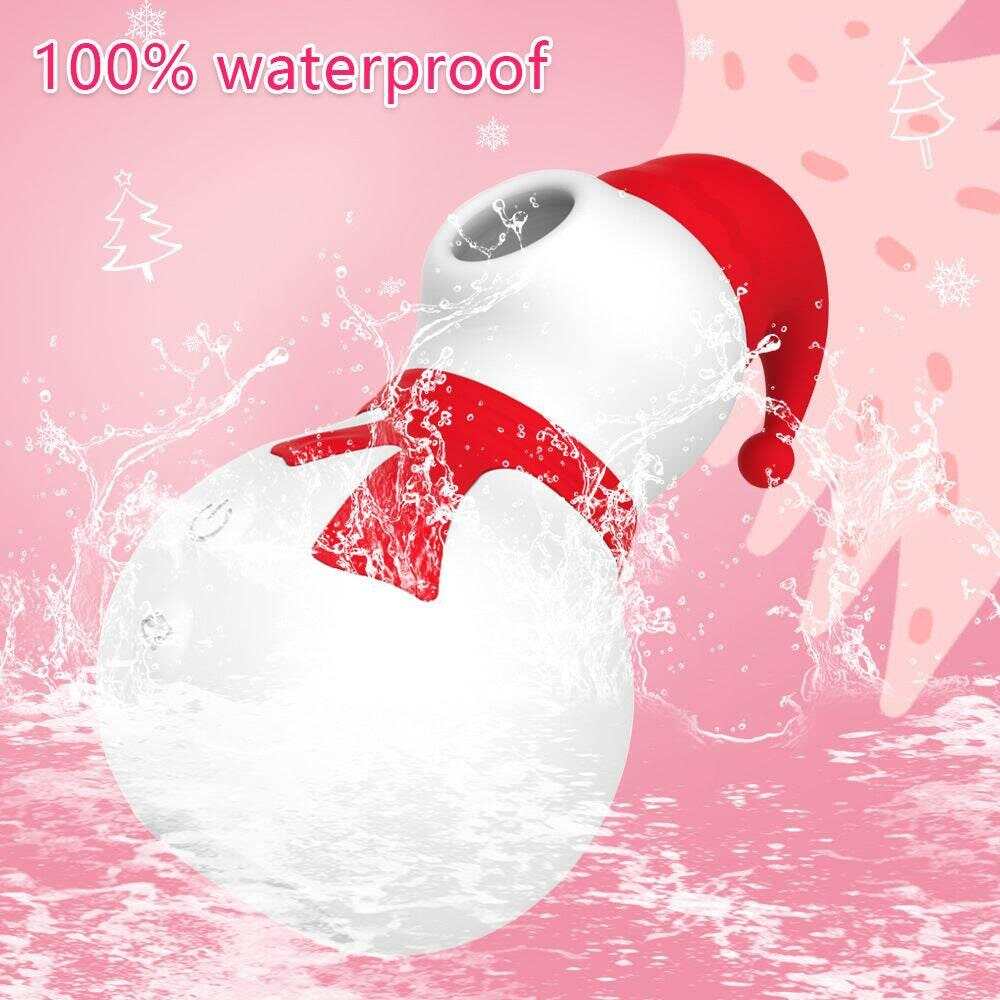 Christmas Snowman Rechargeable Electric Clitoral Vibrator