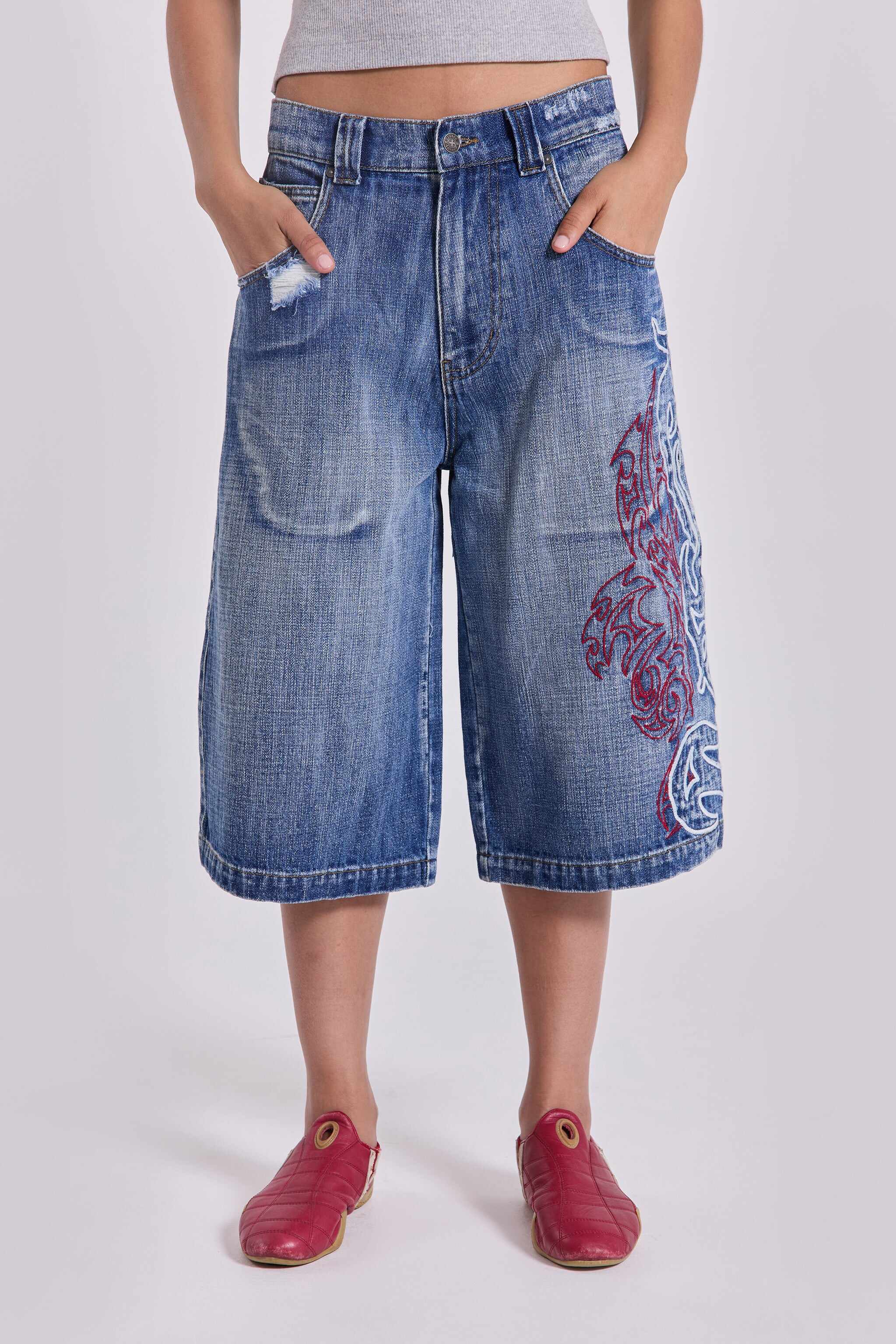 Layered Tribal XL Colossus Jorts