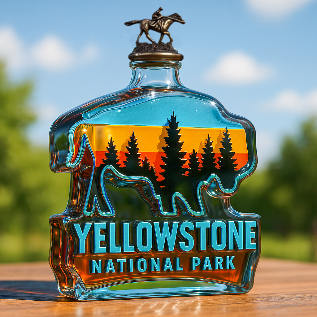 Yellowstone Bison Whiskey Bottle