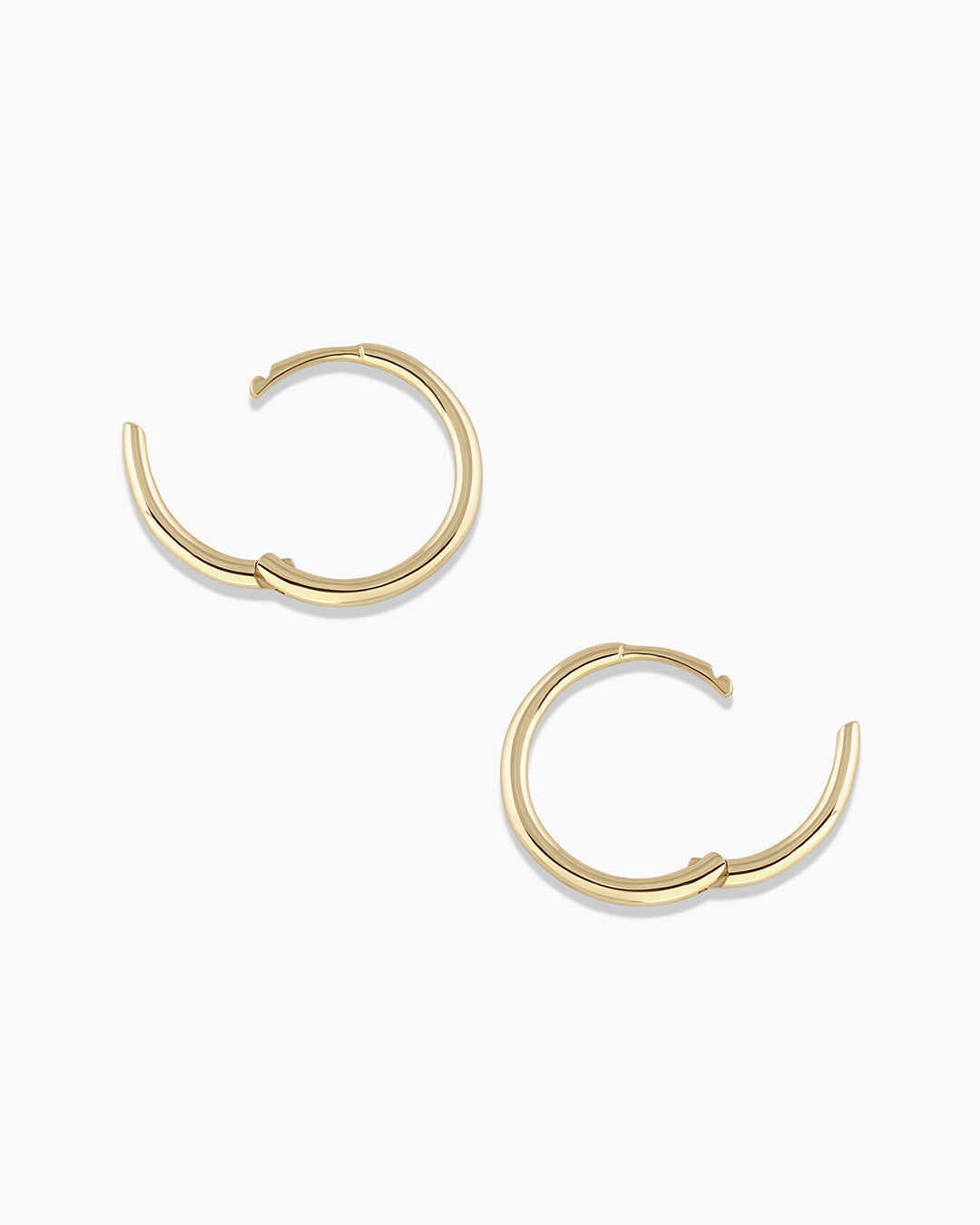 14k Gold Classic Huggies