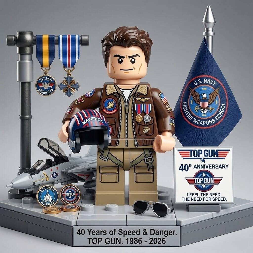 TOP GUN 40th Anniversary Building Block
