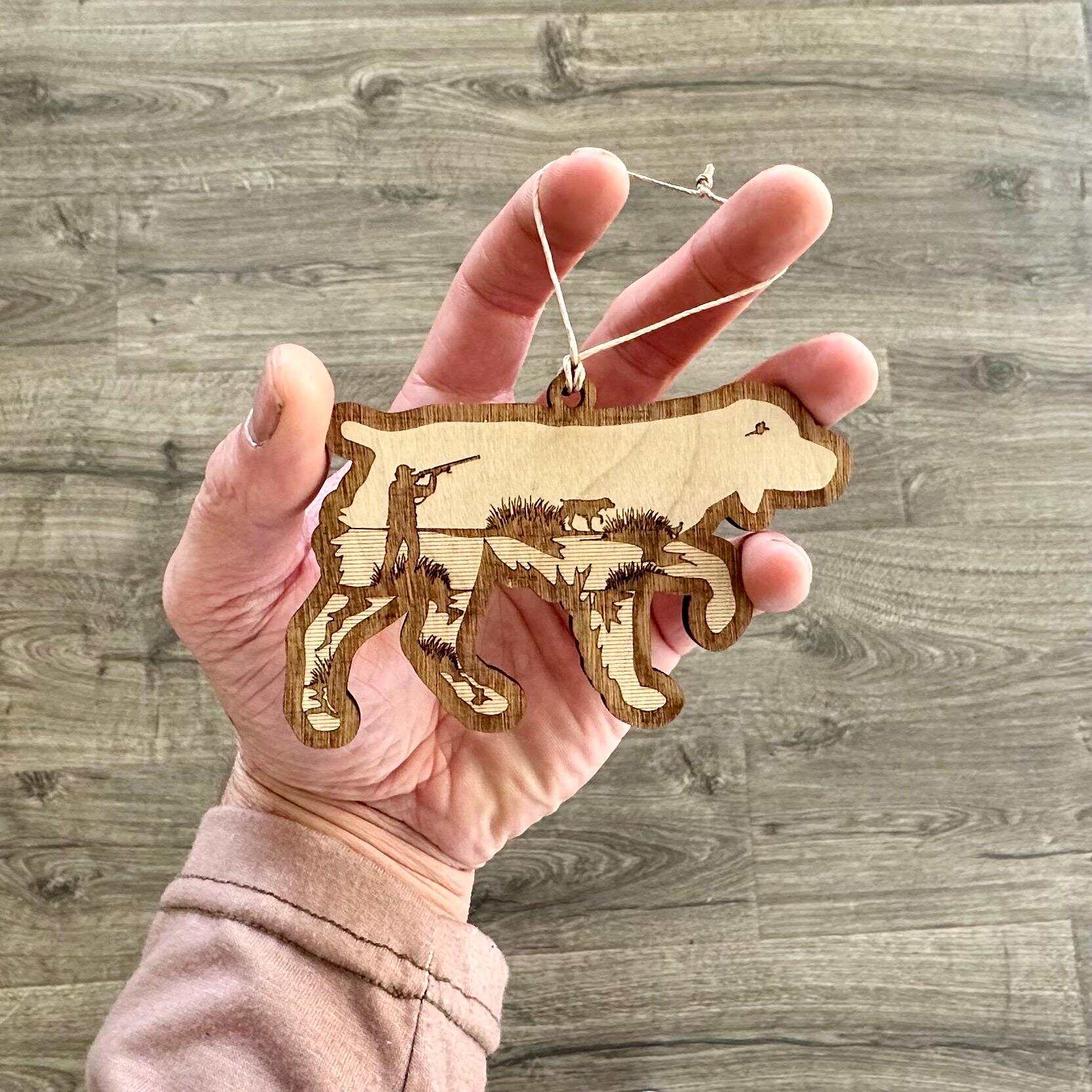 Hunting Dog Ornaments