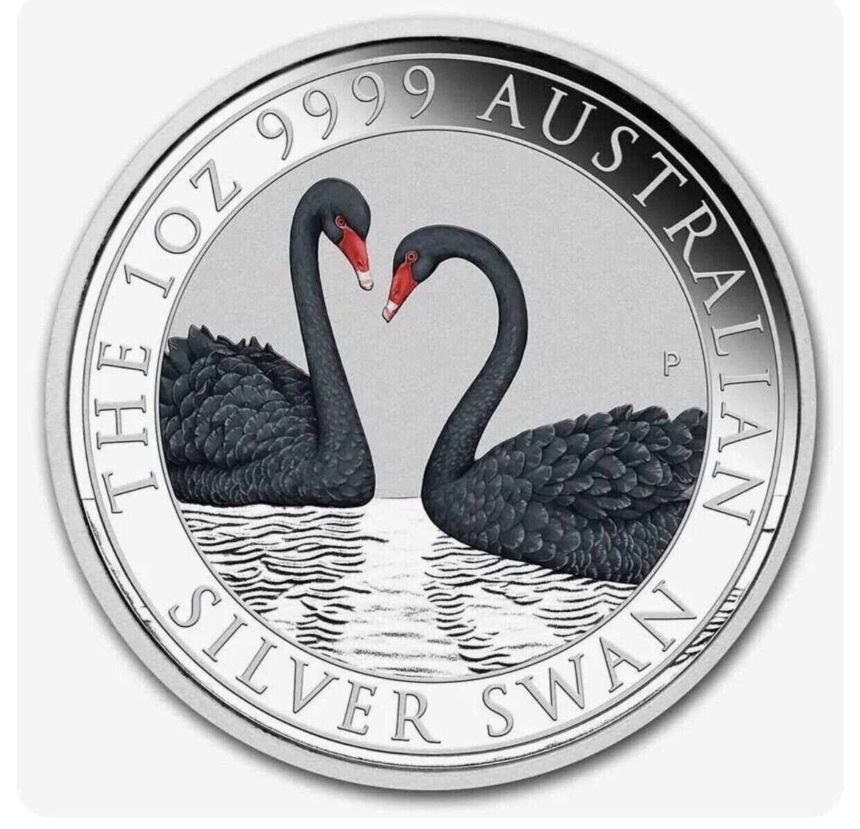 SEALED 2022 Australia First Ever Colorized 1oz Silver Swan Perth Mint 1500 Made