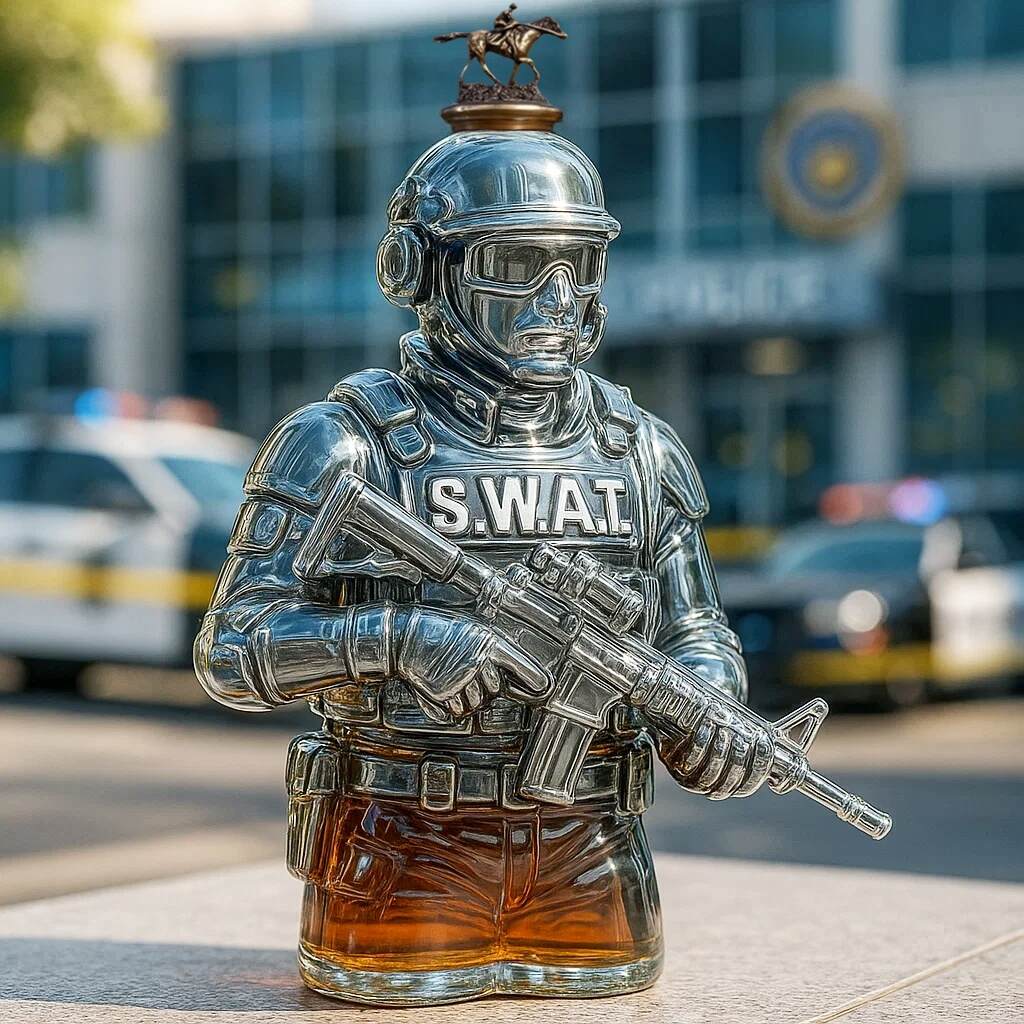 S.W.A.T. Commemorative Limited Edition Whiskey Bottle