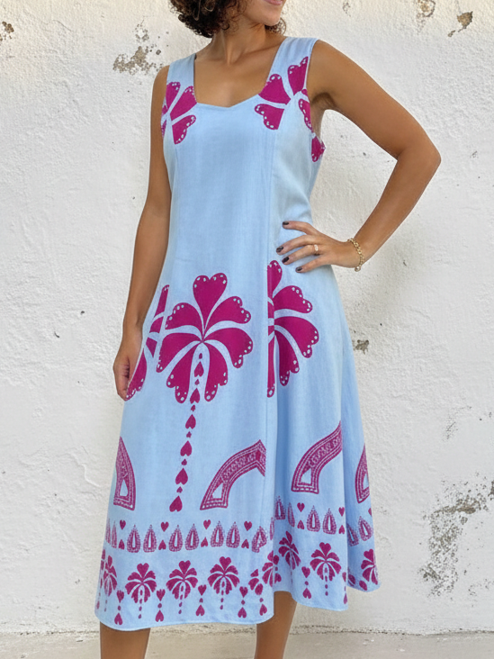 🔥Summer Arrivals🌟Love Blossoms Floral Print Midi Dress