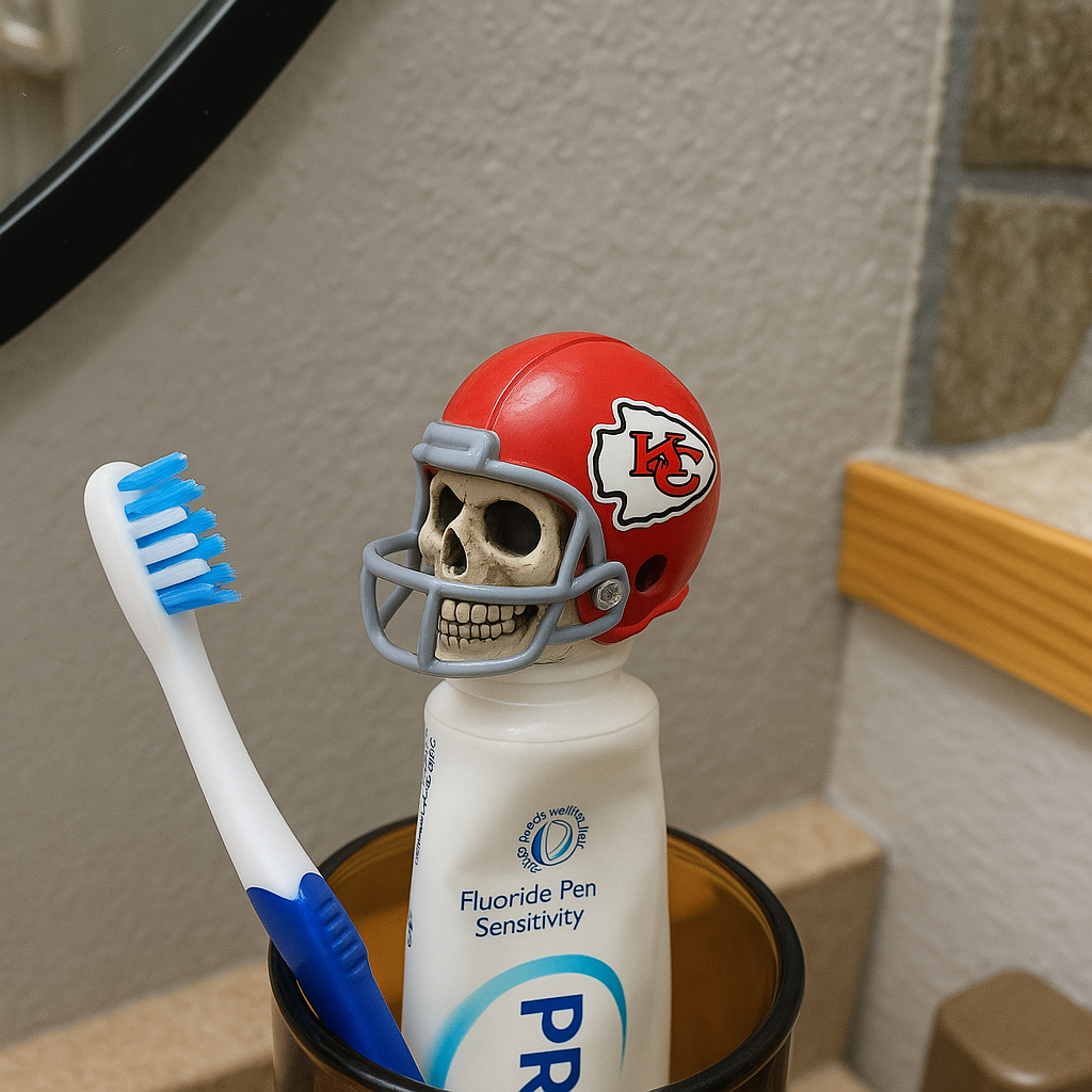 💀🏈NFL Skull Toothpaste Cap