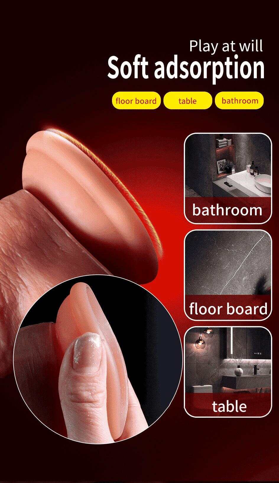 Realistic Penis Automatic Retractable Heated Swing Vibrator with Remote Control  Sex Toy for Woman Masturbator Dildo Adult shop