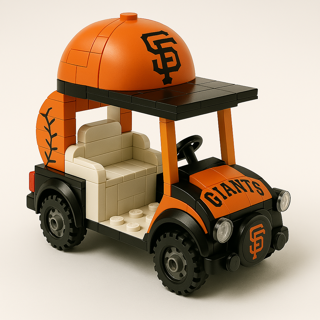 Baseball Team Cart Building Blocks