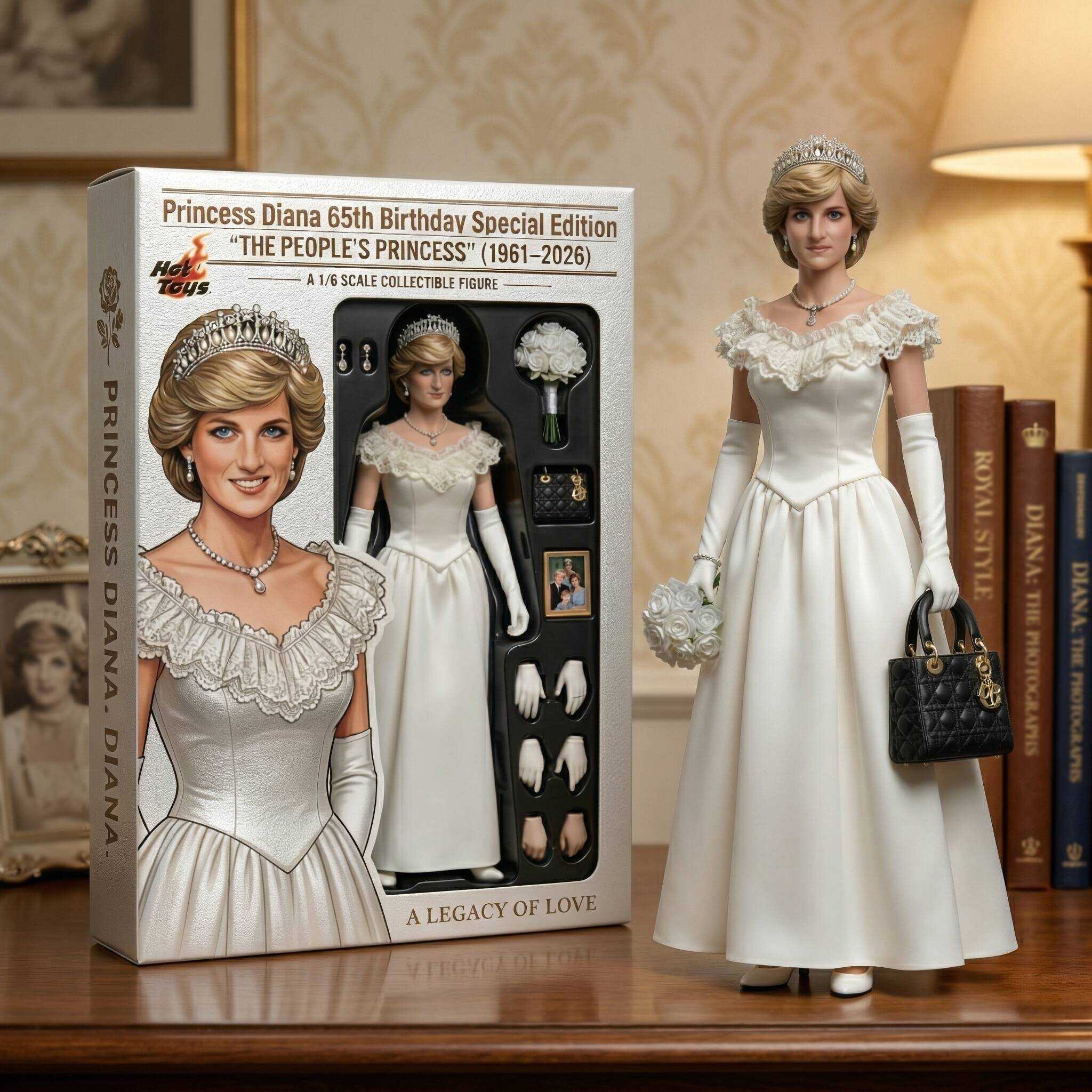 Princess Diana 65th Birthday Special Edition Hot Toys Scale Collectible Figure（1961-2026）