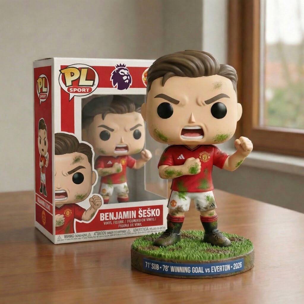 Benjamin Šeško - 2026 Premier League Late Game-Winning Goal Commemorative Pop！Figure