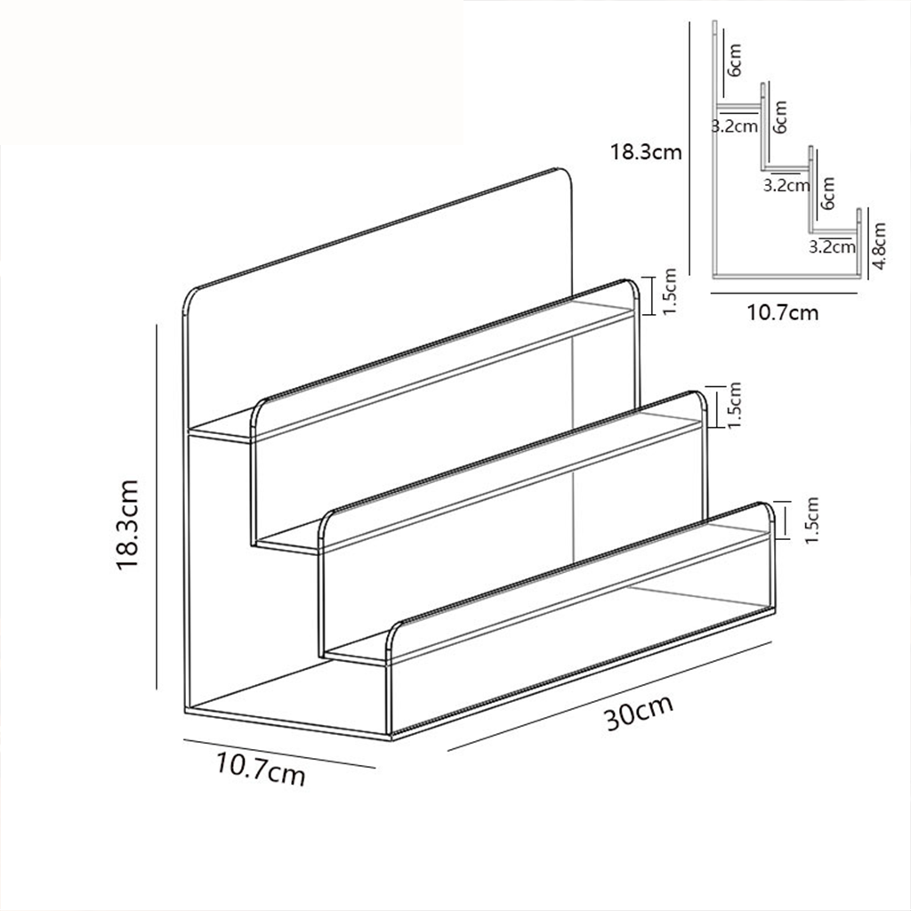 Acrylic Coin Display Stand – 3-Tier Showcase for Collectibles