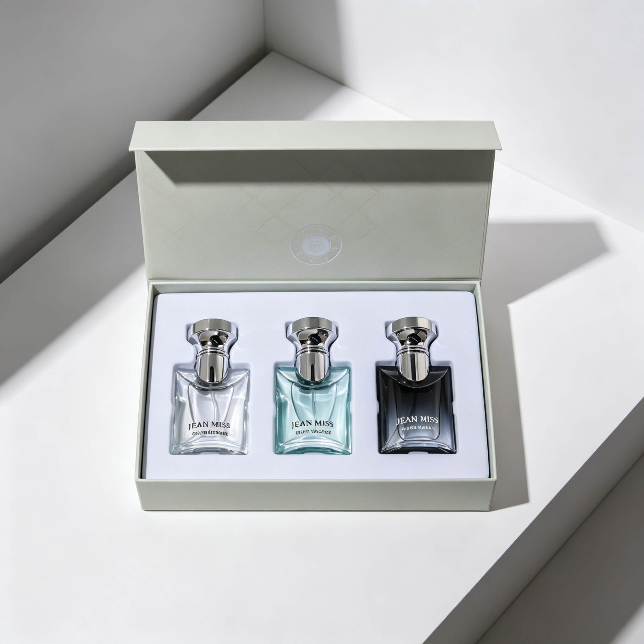 Jingli Tea Fragrance Men Perfume Gift Set, 3PCS 30ml Woody Fragrance Kit
