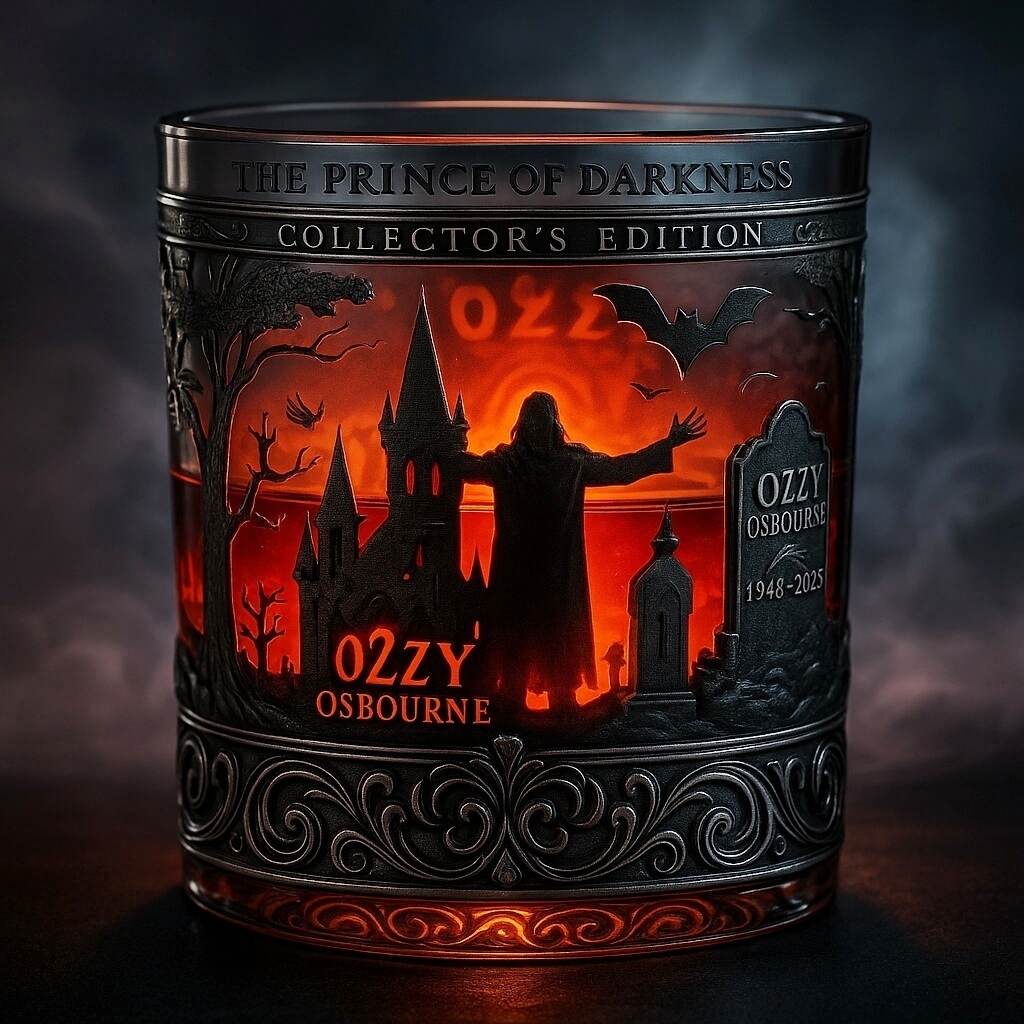 Ozzy Osbourne Back to the Beginning Whiskey Bottle