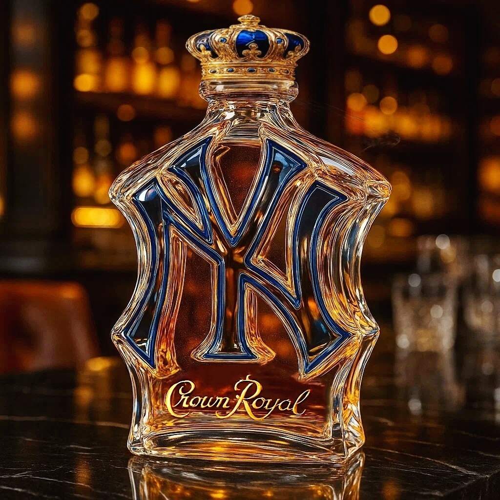 New York Yankees Whiskey Bottle