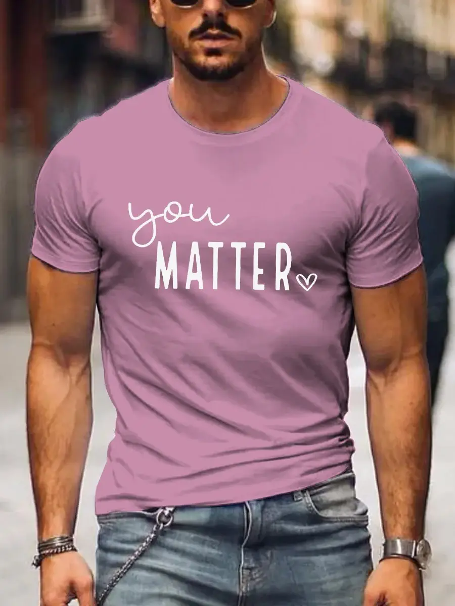 Men's Mental Health Awareness You Matter T-Shirt