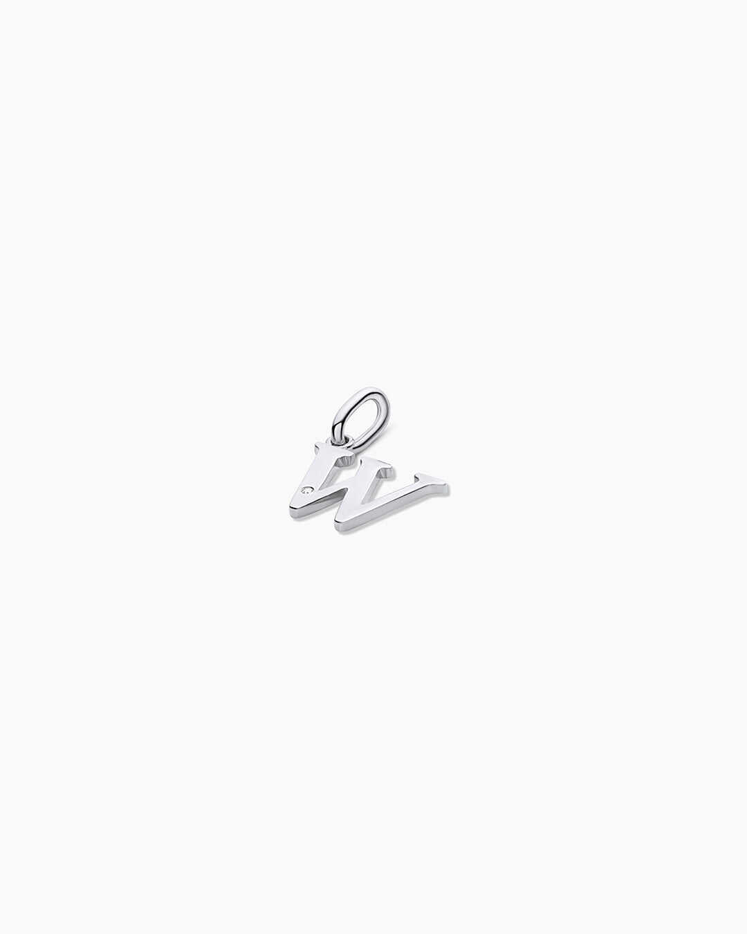 Diamond Vintage Alphabet Charm