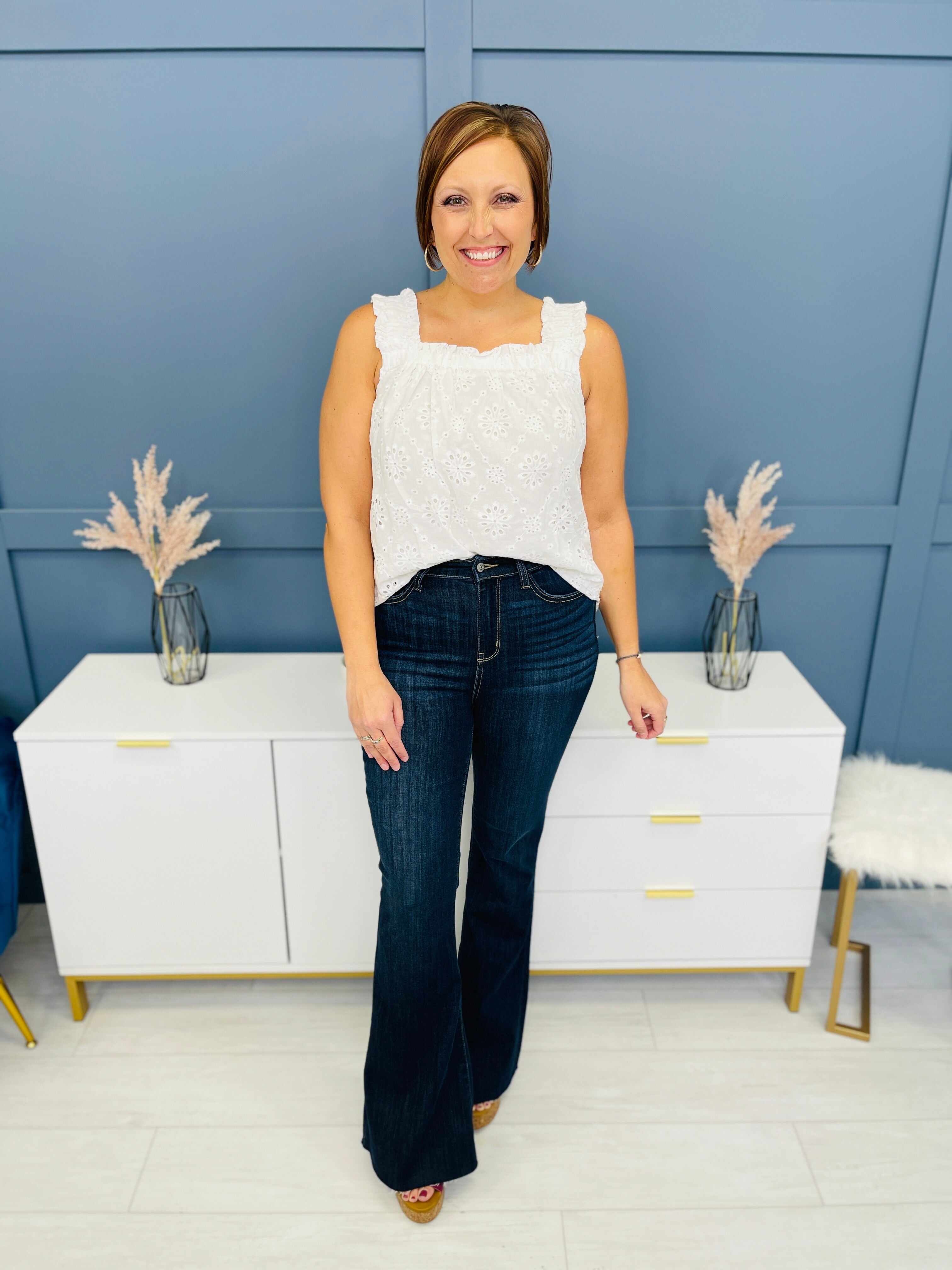 RESTOCK! REG/CURVY See Ya There Flare Jeans