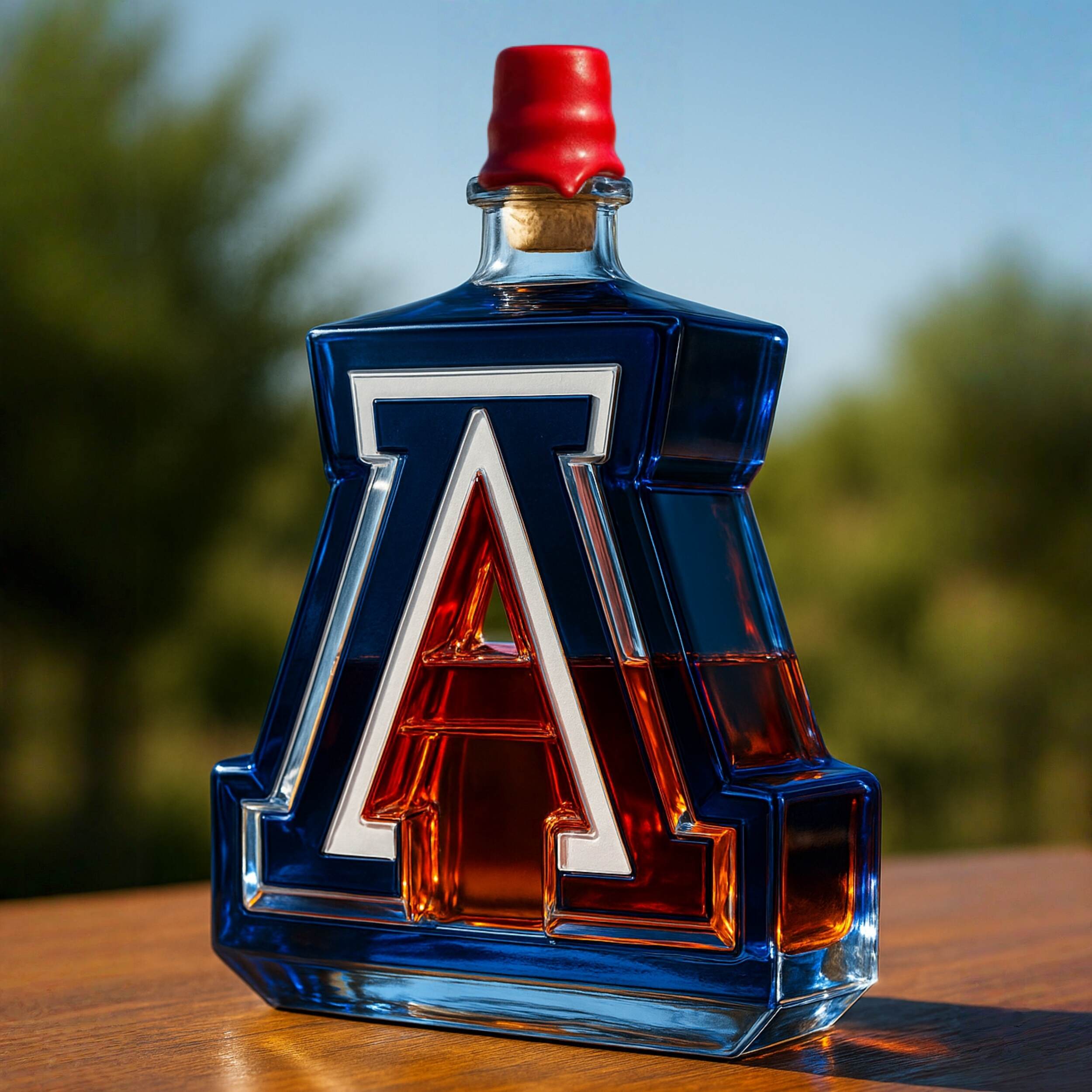 Arizona Wildcats Whiskey Bottle