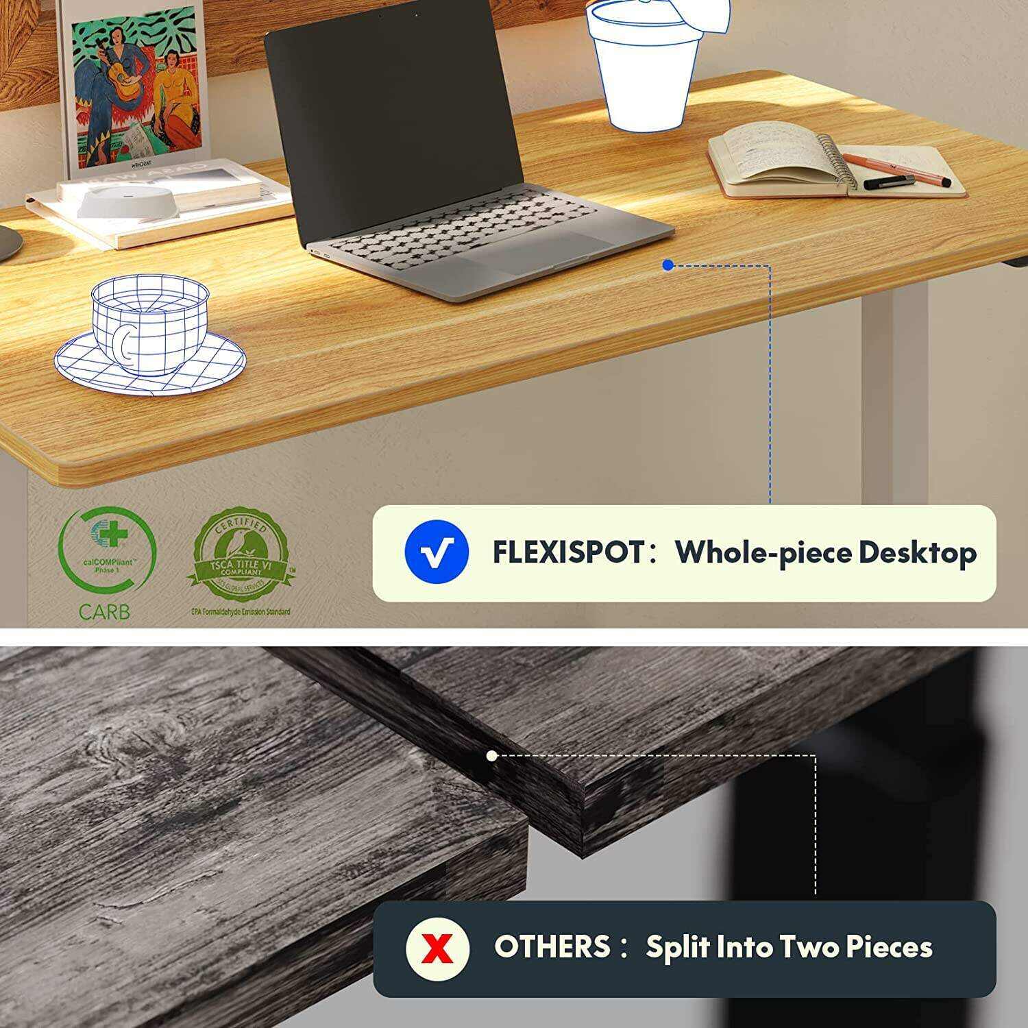 2024 New Electric Lift Computer Desk