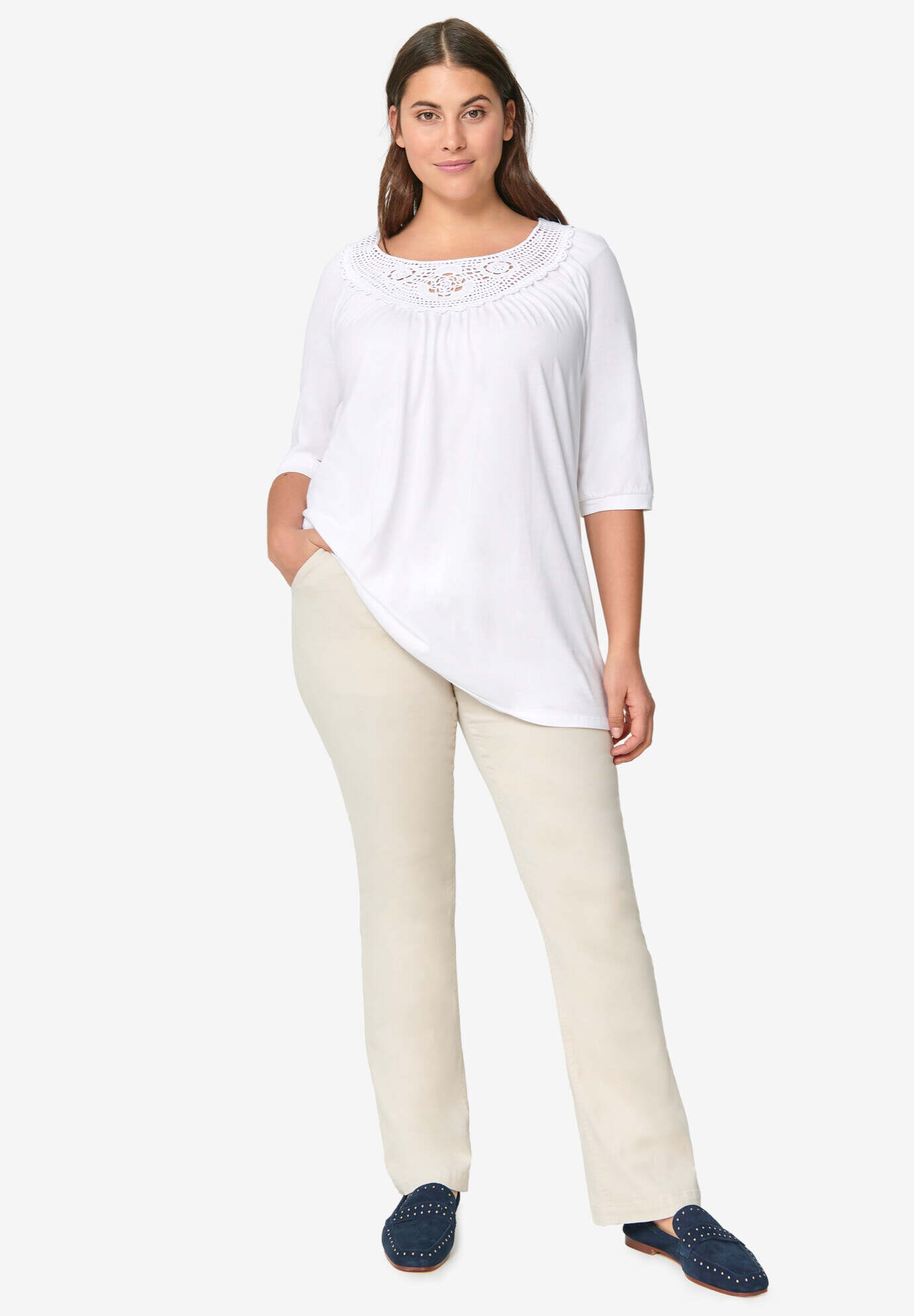 Crochet Trim Tunic