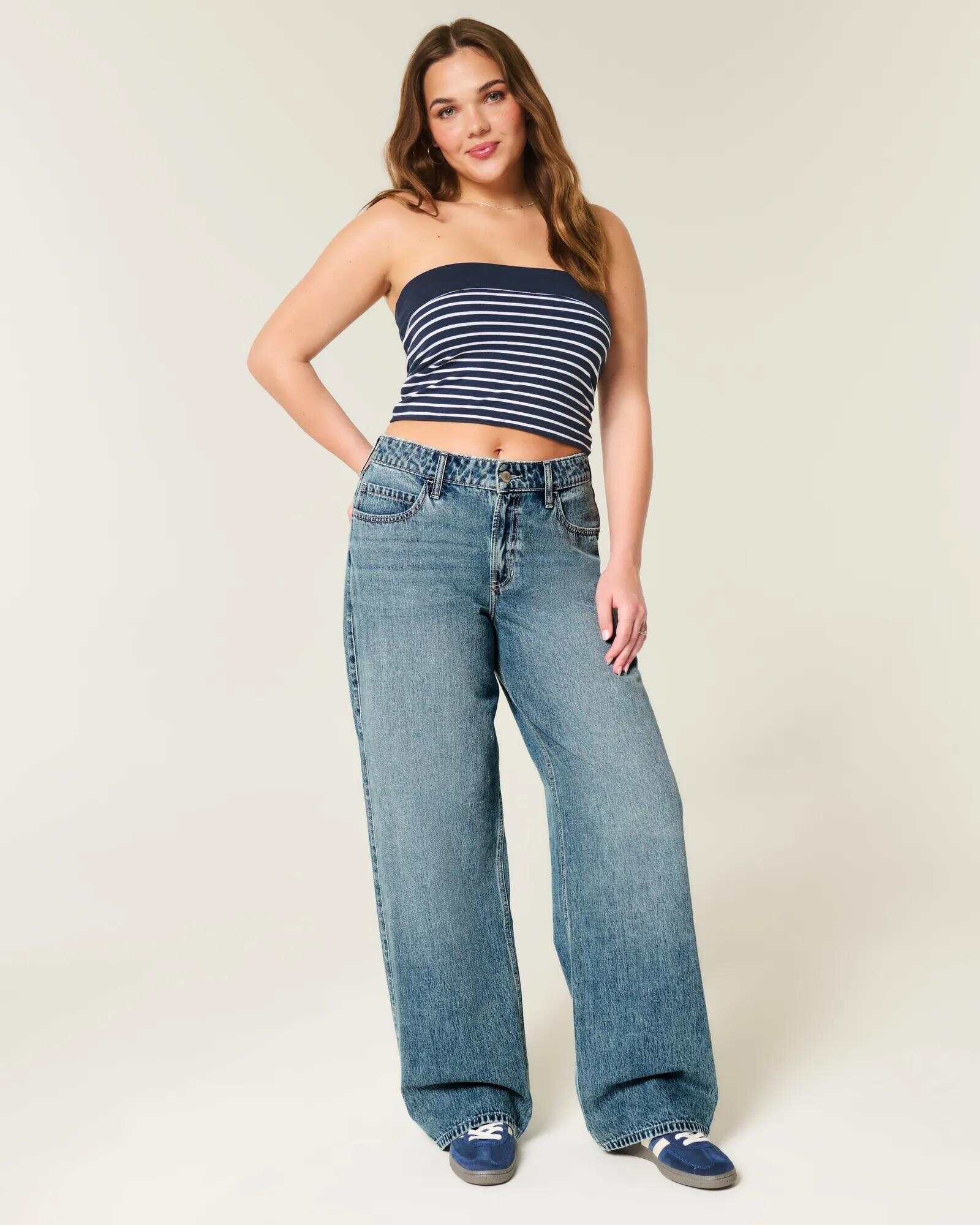 High-Rise Baggy Jeans