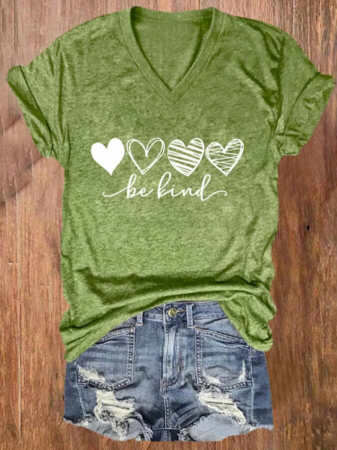 Women's Mental Health Matters Be Kind Casual T-Shirt