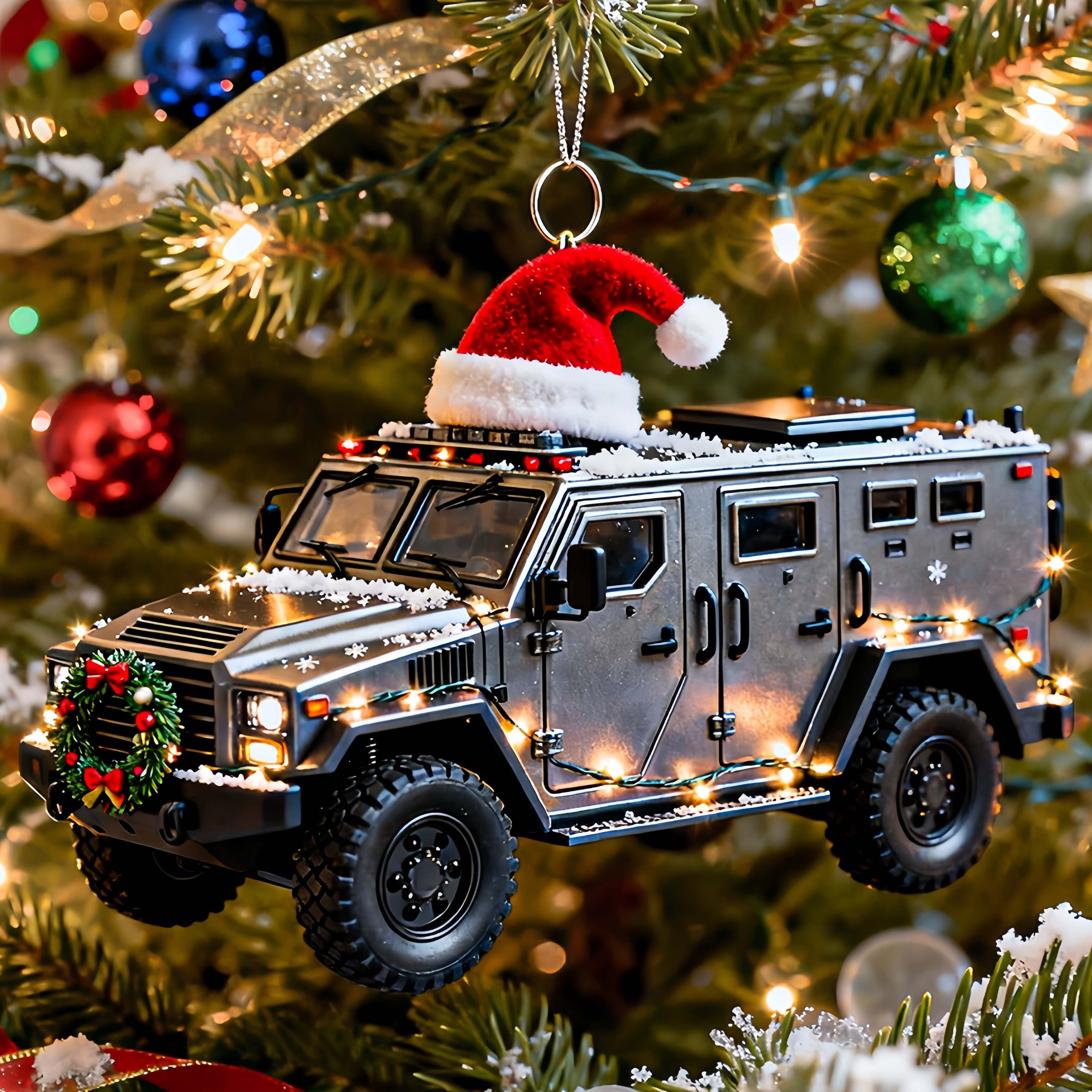 S.W.A.T. Armored Vehicle Ornament