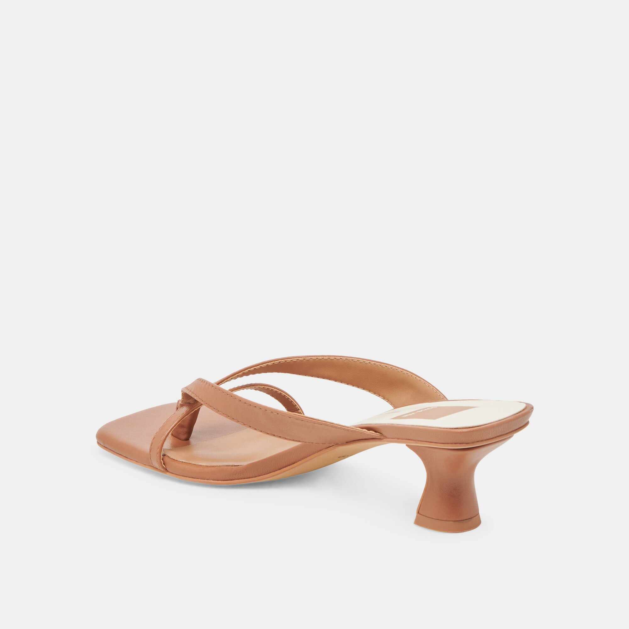 BREVEL WIDE HEELS SADDLE LEATHER