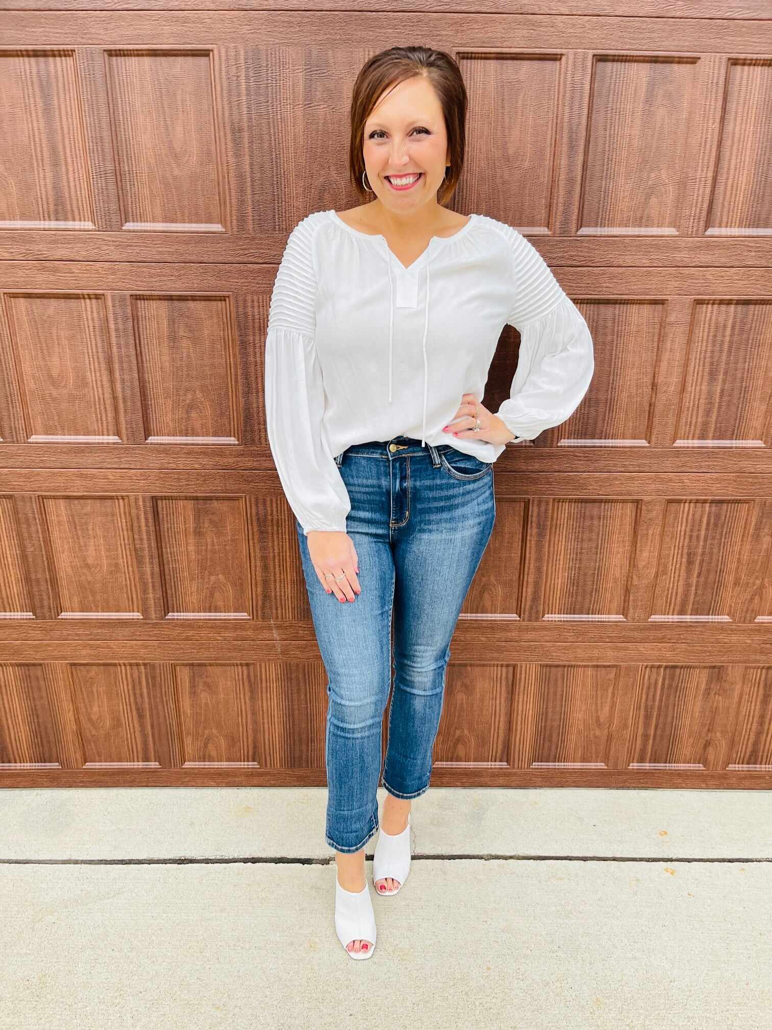 PLUS/REG Two in One Cuff This Way Skinny Jean / Capri