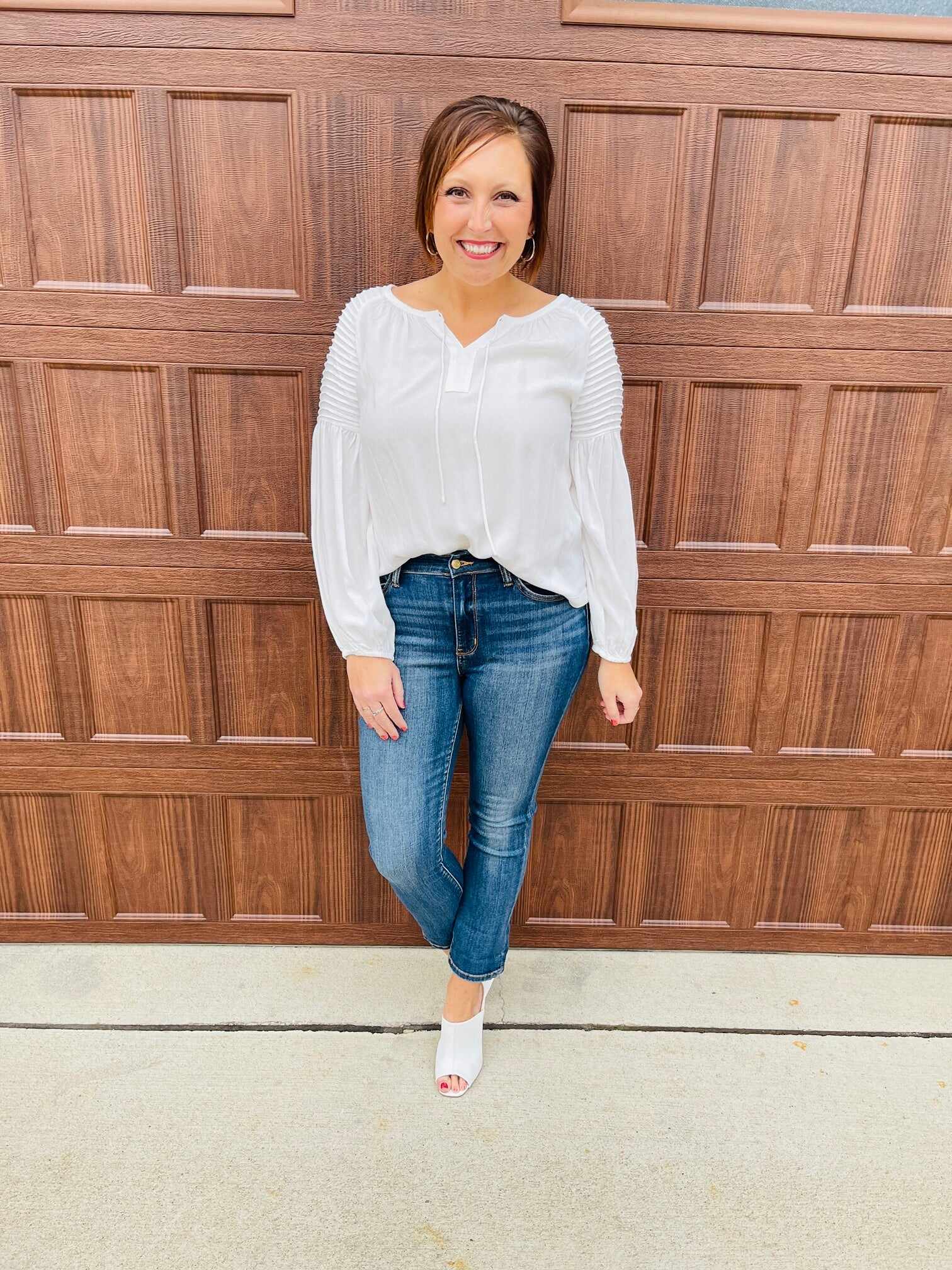 PLUS/REG Two in One Cuff This Way Skinny Jean / Capri