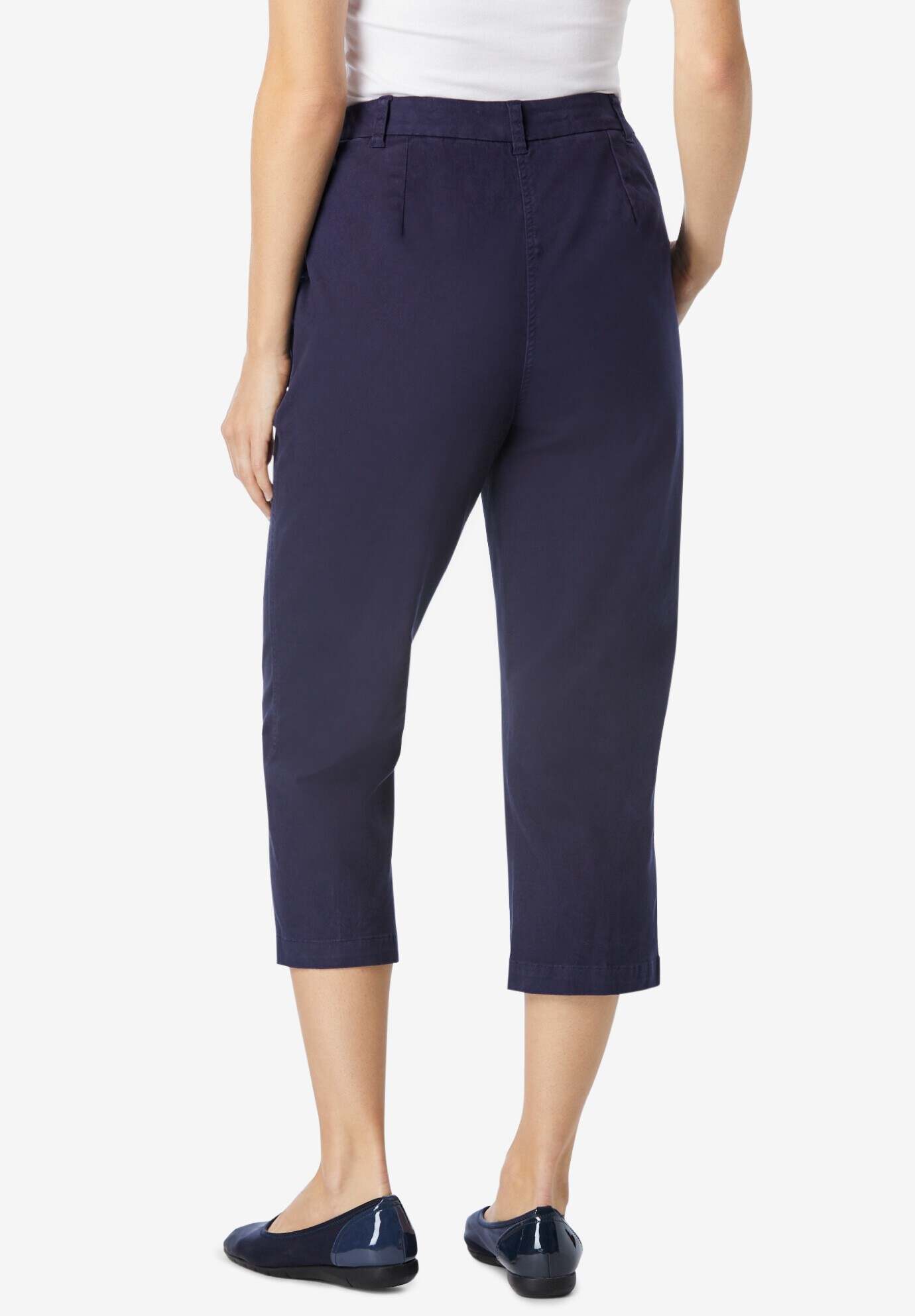Freedom Waist Chino Capri