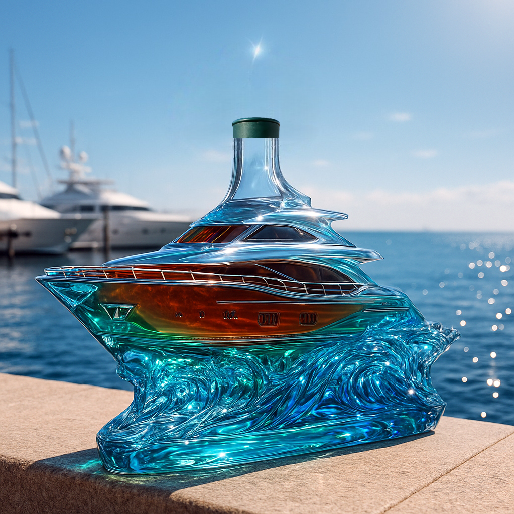 Yacht Whiskey Bottle